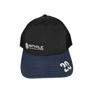 Ed Carpenter Bitnile Racing #20 Hat Cap Black Blue Mesh‎ IndyCar Snapback New